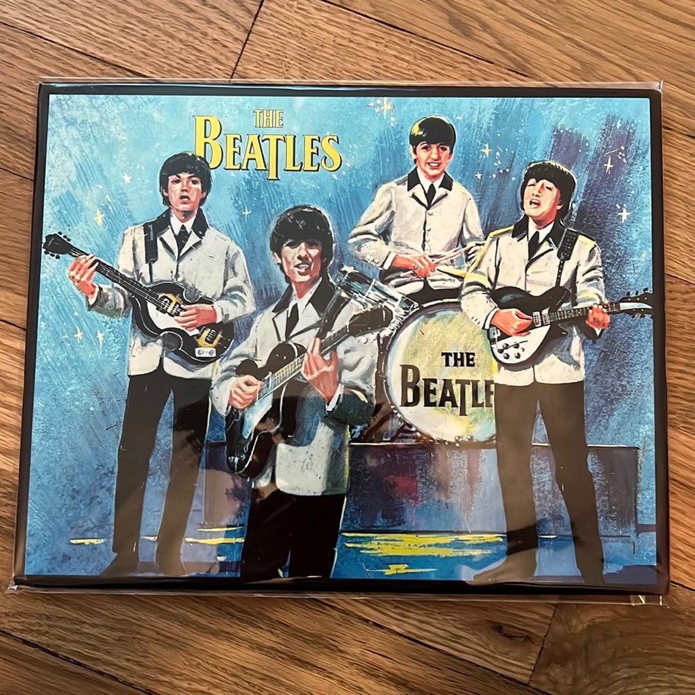 The Beatles Foam Poster 8 X 10 NEW